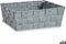 Veelzijdige mand Grijs Stof 2,4 L 20 x 8 x 24 cm (24 Stuks)
