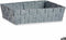 Veelzijdige mand Grijs Stof 3,8 L 34 x 8,5 x 21 cm (18 Stuks)