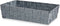 Veelzijdige mand Grijs Stof 3,8 L 34 x 8,5 x 21 cm (18 Stuks)