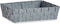 Veelzijdige mand Grijs Stof 3,8 L 34 x 8,5 x 21 cm (18 Stuks)