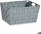 Veelzijdige mand Grijs Stof 5 L 30,4 x 14 x 20 cm (18 Stuks)