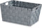 Veelzijdige mand Grijs Stof 5 L 30,4 x 14 x 20 cm (18 Stuks)