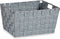 Veelzijdige mand Grijs Stof 5 L 30,4 x 14 x 20 cm (18 Stuks)