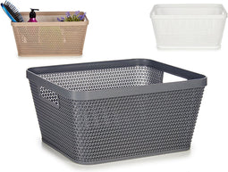 Veelzijdige mand Plastic 5 L 29,5 x 13 x 23 cm (18 Stuks)