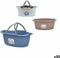 Veelzijdige mand Stefanplast Met handvatten Plastic 25 L 59 x 23 x 38 cm (30 Stuks)