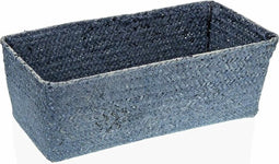 Veelzijdige mand Versa Rechthoekig Blauw Zeealgen (16 x 10 x 30 cm)