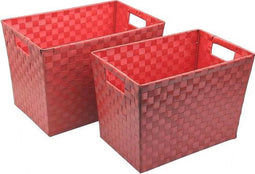 Veelzijdige mand Versa Rocha Polypropyleen 2 Onderdelen (21,5 x 22,5 x 33 cm)