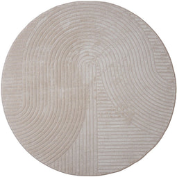 Veer Carpets Vloerkleed Ella Beige Rond ø240 cm