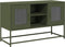 vidaXL - Tv-meubel - 100,5x39x60,5 - cm - staal - olijfgroen