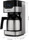 Medion MD 18458 - Koffiezetapparaat met Thermoskan - 900 Watt 1.2 liter (1 stuk)