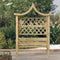 vidaXL - Pergola - met - dak - en - bank - geïmpregneerd - grenenhout