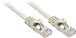 LINDY 48391 RJ45 Netwerkkabel, patchkabel CAT 5e F/UTP 1.00 m Grijs Snagless 1 stuk(s)