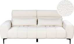 VEGAMO - Driezitsbank - Bouclé - Wit