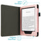 Vegan Leather Bookcase voor de Amazon Kindle 10 - Rosé Goud