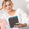 Vegan Leather Bookcase voor de Kobo Libra 2 / Tolino Vision 6 - Lichtblauw
