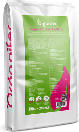 Vegan Plantaardige Meststof (20Kg - Voor 200m2) Universele Organische Mestkorrel - Organifer