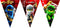 Vegaoo - Lego Ninjago papieren wimpelslinger 2,3 meter