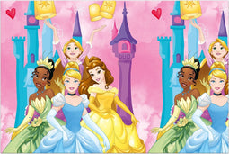 Vegaoo - Plastic tafelkleed Disney-prinsessen 120x180 cm