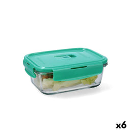 Luminarc Turquesa - Hermetische Lunchtrommel - 820 ml - Turkoois (6 stuks)