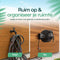 Hortensus Tuinslang Haspel 15m - Automatische Wandslangbox - 180° Draaibaar