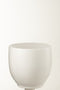 J-Line bloempot Ying - keramiek - wit - medium - Ø 35.00 cm