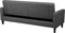 VEHKOO - Slaapbank 3-zits - Donkergrijs - Polyester