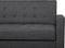 VEHKOO - Slaapbank 3-zits - Donkergrijs - Polyester