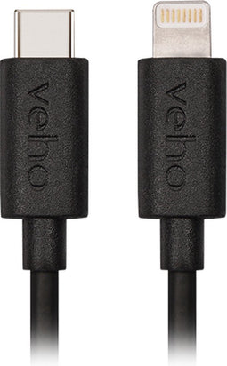 Veho USB-C™ naar Lightning Oplaad- en Synchronisatiekabel voor iPhone - 20cm