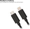 Veho USB-C™ naar Lightning Oplaad- en Synchronisatiekabel voor iPhone - 20cm