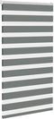 vidaXL - Zebra - rolgordijn - 85x150 - cm - stofbreedte - 80,9 - cm - donkergrijs