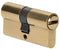 Veiligheidscilinder EDM 85167 R15 Gouden Blik Lange hendel 60 x 30 x 17 mm