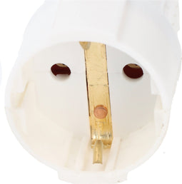 Veiligheidscontactkoppeling wit