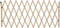 Veiligheidshek , deurhek , harmonica Hout 60 <----> 230cm voor dieren