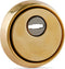 Veiligheidsschild IFAM ES610L Gouden Staal Blik Ø 64 mm