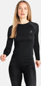 Odlo Performance Light Top - Thermoshirt Lange Mouw - Ademend - Zwart - Maat L