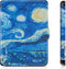 Lunso - Geschikt voor Kobo Clara 2E hoes (6 inch) - sleep cover - Van Gogh Sterrennacht