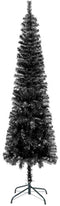 vidaXL - Kerstboom - smal - 240 cm - zwart
