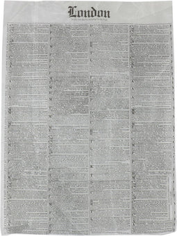 Vel - snackvel - papier + paraffinecoating - 406x305mm - London newspaper - 1000 stuks