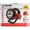 Velamp CHURCHILL: Rechargeable 10W LED spotlight with red flashing light