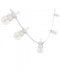 Velamp CLASSY: IP44 extendable festoon, 15 m, 20 white 3000K G50 bulbs, white cable