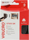 VELCRO® VEL-EC60215 Klittenband Om vast te plakken Haak- en lusdeel (l x b) 2500 mm x 20 mm Zwart 2.5 m
