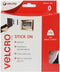 VELCRO® VEL-EC60216 Klittenband Om vast te plakken Haak- en lusdeel (l x b) 5000 mm x 20 mm Wit 5 m
