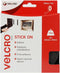VELCRO® VEL-EC60217 Klittenband Om vast te plakken Haak- en lusdeel (l x b) 5000 mm x 20 mm Zwart 5 m