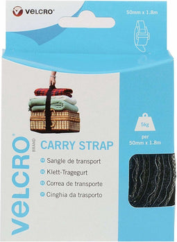 VELCRO® VEL-EC60326 Klittenband Met riem Haak- en lusdeel (l x b) 1800 mm x 50 mm Zwart 1 stuk(s)