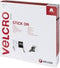 VELCRO® VEL-EC60354 Klittenband Om vast te plakken Haak- en lusdeel (l x b) 25000 mm x 20 mm Wit 25 m