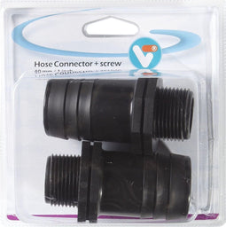 Velda Hose Connector + screw 40 mm / 1 inch