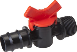 Velda Valve + screw 20 mm / 3/4 inch verbindingsstuk met kraan en schroefdraad