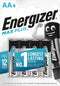 Energizer Max Plus - AA-batterijen - Langdurige energie - Zilver (4 stuks)