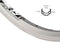 Velg 28-5/8 36G alu ZAC-19 d-bus zilver