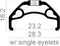 Velg Rodi Blackrock 23 disc 28/29 / 622 x 23C aluminium 36 gaats 14G - zwart